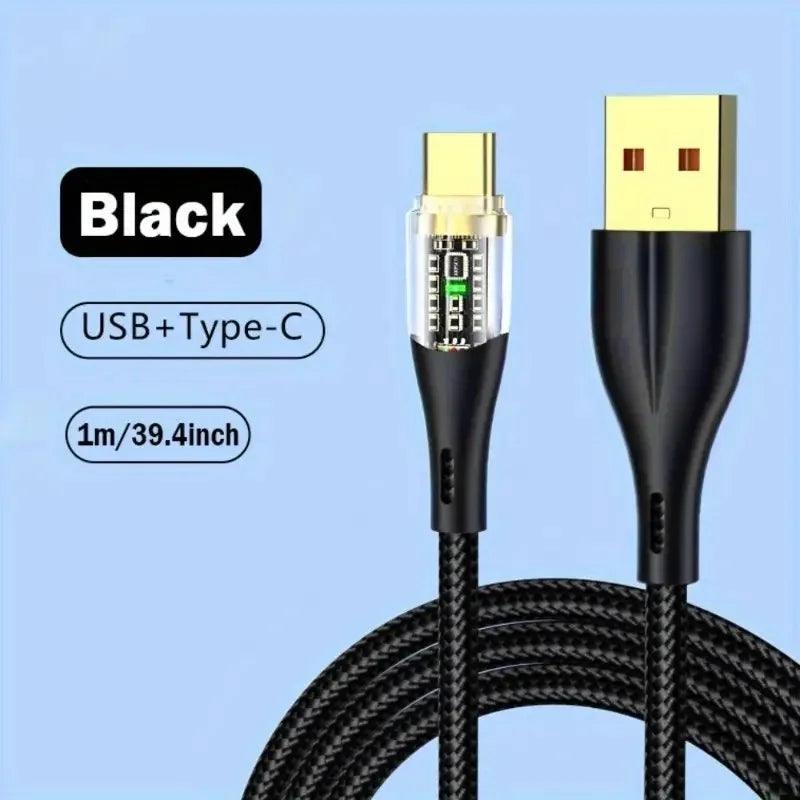 120W USB To Type C Cable Super Fast Charging Data Cord for Xiaomi 12, Samsung S23, and Huawei devices by ILEPO.