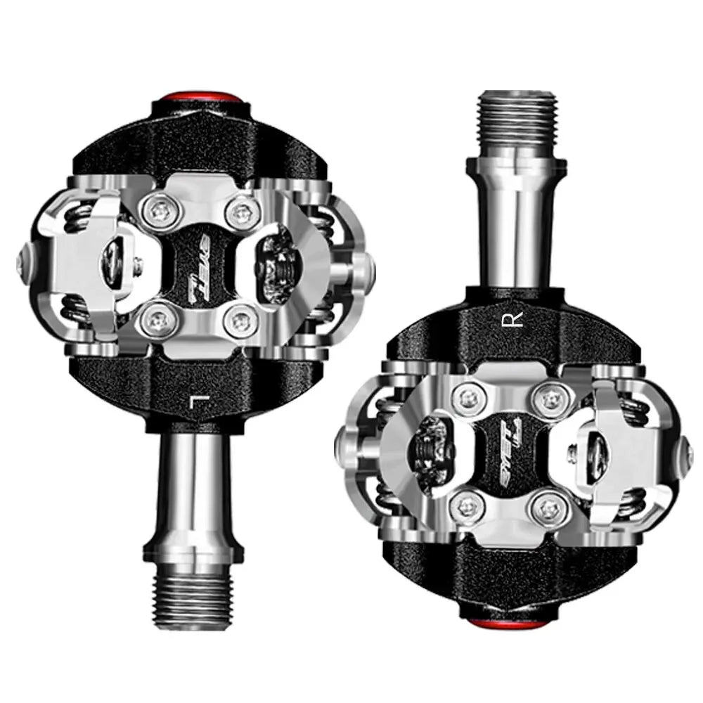 RYET MTB Bicycle Pedals SPD Clipless Mountain Bike Pedals Mountain Bicycle Dual Platform Footboard MTB Clipless Pedal Bike Parts