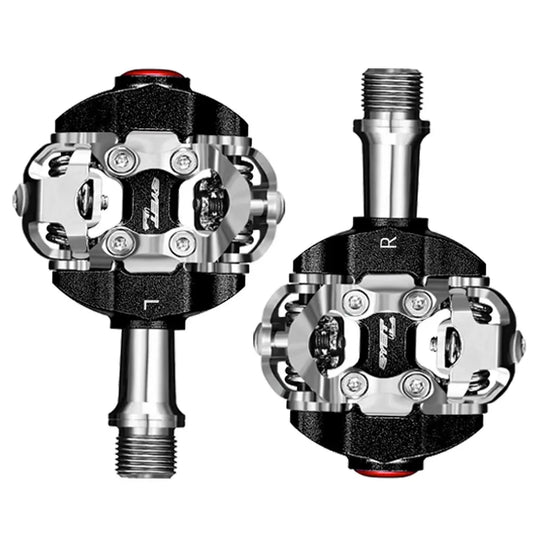RYET MTB Bicycle Pedals SPD Clipless Mountain Bike Pedals Mountain Bicycle Dual Platform Footboard MTB Clipless Pedal Bike Parts