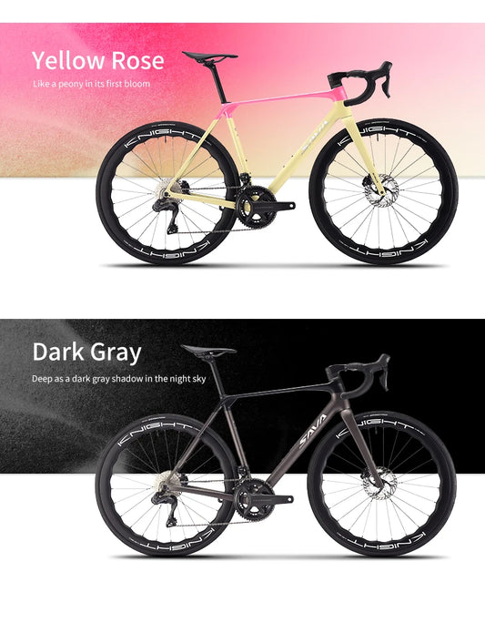 SAVA AEROX SLR8 Full Carbon Fiber Racing Grade Road Bike E-Shift Road Bike with SHIMAN0 ULTEGRA 8170 Di2 Kit UCI+CE Approved