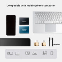 1.8" disco duro externo USB 3.0 Type C ssd external hard drive 500GB 1TB 2TB for laptops Desktop - MANDOTOS