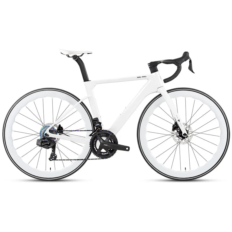 TWITTER 700X25C Carbon Road Bicycle Wireless Men's Hydraulic Disc Racing Bike With WheelTop EDS TX 24S Shifter 50mm Carbon Wheel
