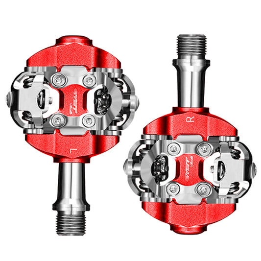 RYET MTB Bicycle Pedals SPD Clipless Mountain Bike Pedals Mountain Bicycle Dual Platform Footboard MTB Clipless Pedal Bike Parts