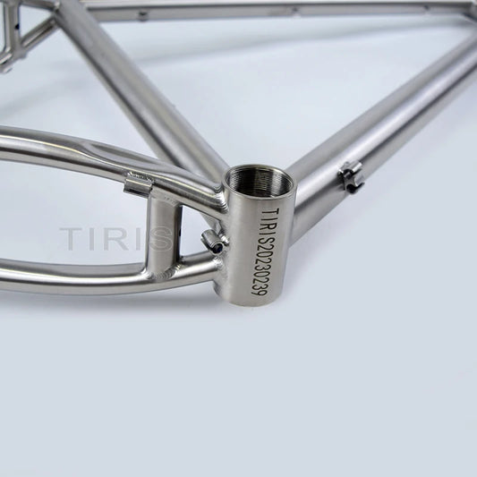 TIRIS-CRR8  Gravel Bike Frame, Sliding Dropout Gates, Belts Drive, Bicycle Framework, 700C 29 'Parts，Custom