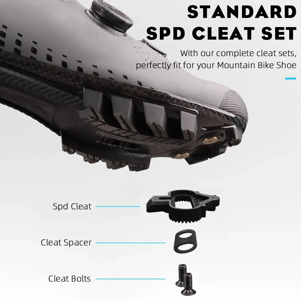 RYET MTB Bicycle Pedals SPD Clipless Mountain Bike Pedals Mountain Bicycle Dual Platform Footboard MTB Clipless Pedal Bike Parts