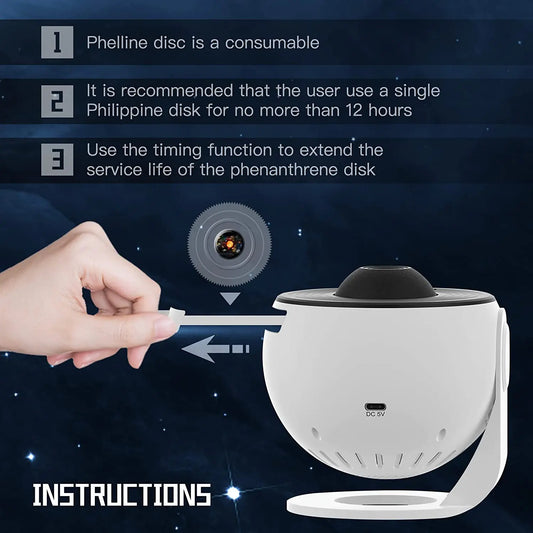13 in 1 Star Projector, Planetarium Galaxy Projector for Bedroom, Aurora Projector, Night Light Projector for Kids Adults - MANDOTOS