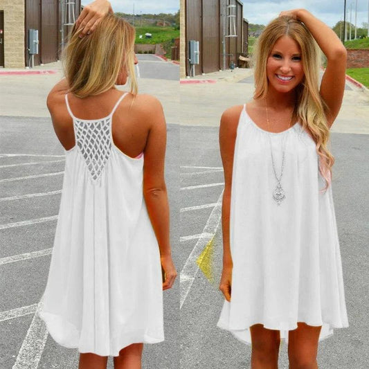 Seaside Chiffon Sundress - MANDOTOS