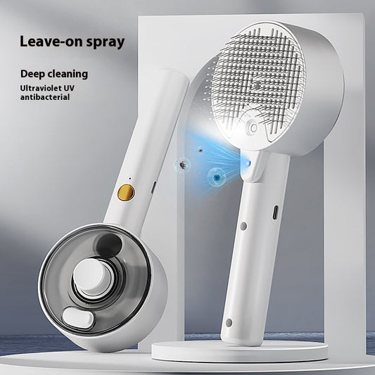 Animal Hair Remover Brush Dog And Cat Steam Brush Pet Self Cleaning Dog Brush Grooming Removes Cat Hairs Cat Dog Accessories Pet Products - MANDOTOS