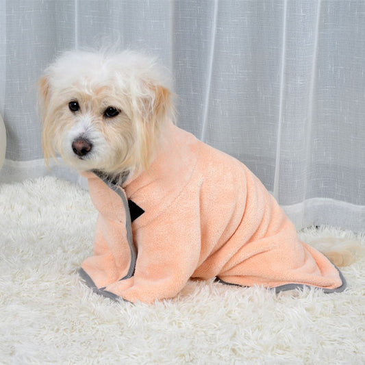 Quick-drying Pet Absorbent Towel Dog Bathrobe Pet Dog Bath Towel For Dogs Cats Microfiber Absorbent Pet Drying Towel Pet Supplies Pet Products - MANDOTOS