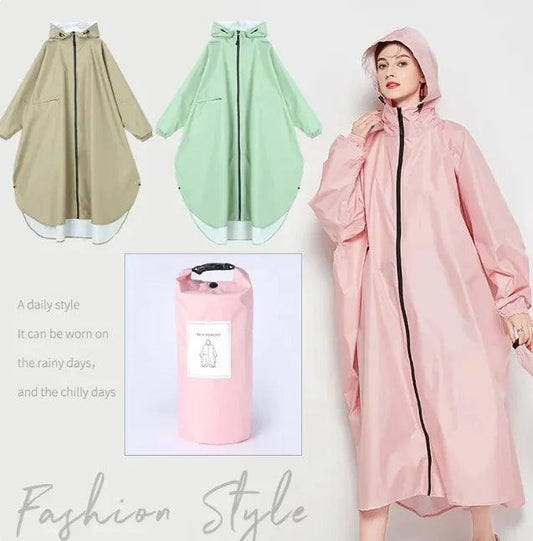 All - Weather Cyclist Raincoat - MANDOTOS