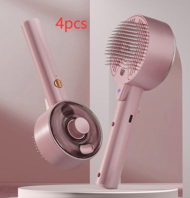 Animal Hair Remover Brush Dog And Cat Steam Brush Pet Self Cleaning Dog Brush Grooming Removes Cat Hairs Cat Dog Accessories Pet Products - MANDOTOS