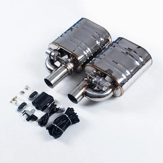 Car Exhaust Sounds Valve Muffler Left Right Silencer Remote Control Adjustable Sports Modification Kit - MANDOTOS