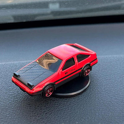 Car For lightning mcqueen Drift Rotating Ornaments Auto Dashboard Turning AE86 Model Deco Car Center Console Decoration - MANDOTOS