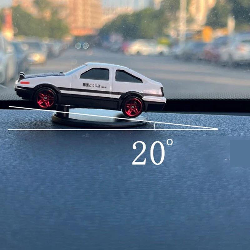 Car For lightning mcqueen Drift Rotating Ornaments Auto Dashboard Turning AE86 Model Deco Car Center Console Decoration - MANDOTOS