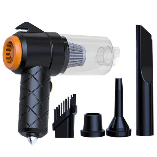 Car Rechargeable Car Vacuum Handheld Cordless Small Vacuum Multipurpose Cleaning Supplies With Window Breaker Portable Vacuum - MANDOTOS