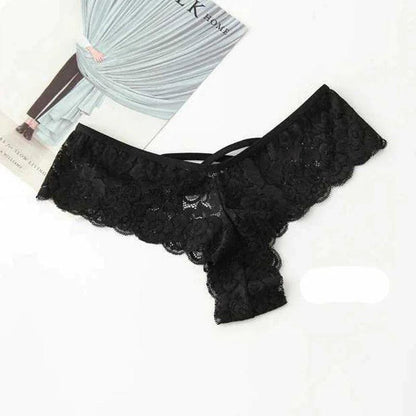 Chic 4-Pack Lace G-String Panties for Women - MANDOTOS