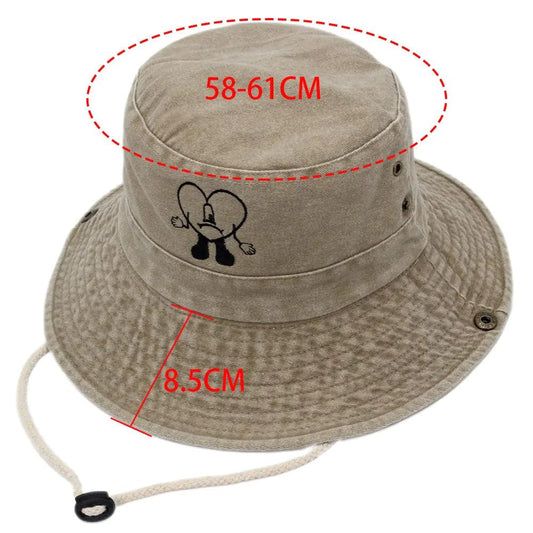 Chic Embroidered Travel Hat - MANDOTOS