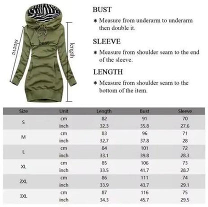 Chic Hooded Sweatshirt Dress - MANDOTOS