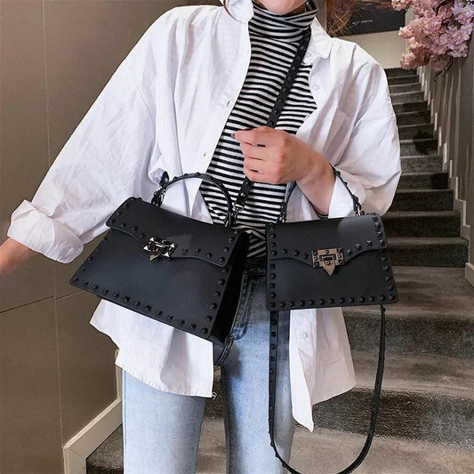 Chic PU Leather Sling Bag - MANDOTOS