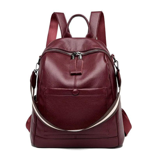 Chic Women's Leather Backpacks - MANDOTOS
