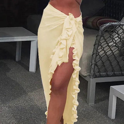 Chiffon Beach Wrap Ensemble - MANDOTOS