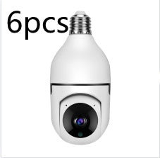 WiFi CAMERA 1080P Bulb 4X Zoom Camera E27 Home 5GWiFi Alarm Monitor - MANDOTOS