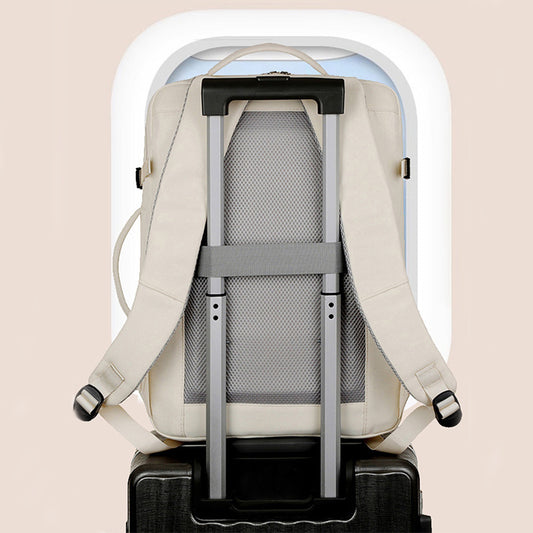 Large Capacity Backpack For Women Men Multiple Pockets And Zippers Versatile Computer Bags Business Travel Backpack - MANDOTOS
