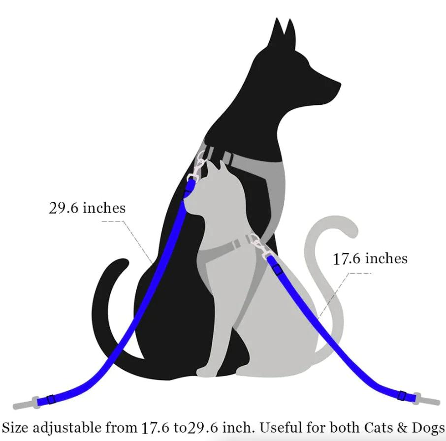 Dual Pet Car Safety Belts - MANDOTOS