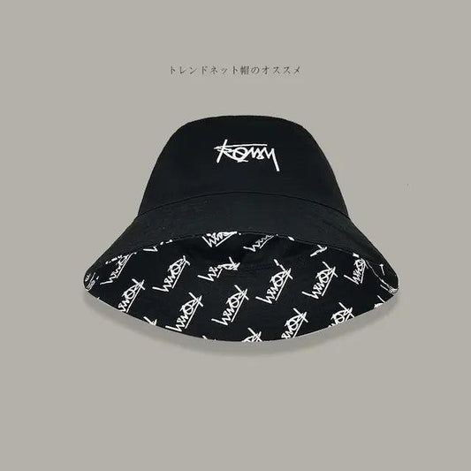 Dual-Style Men's Hawaiian Bucket Hat - MANDOTOS