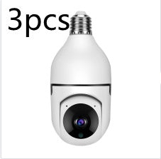 WiFi CAMERA 1080P Bulb 4X Zoom Camera E27 Home 5GWiFi Alarm Monitor - MANDOTOS