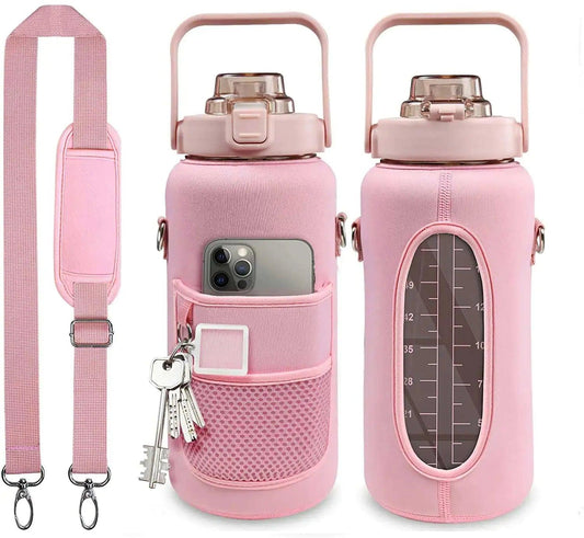 64oz Motivational Hydration Bottle - MANDOTOS