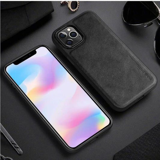 Elegant Leather iPhone Shield - MANDOTOS