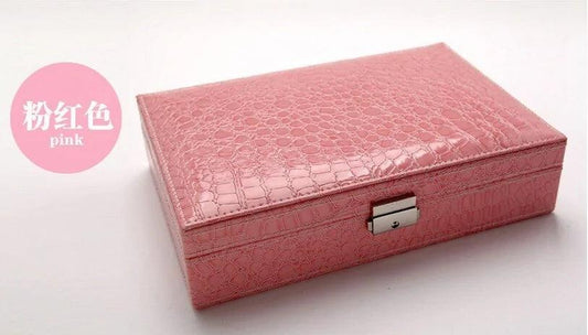 Elegant Leather Vanity Case - MANDOTOS