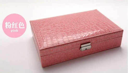 Elegant Leather Vanity Case - MANDOTOS