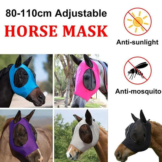 Equine UV-Shield Mosquito Hood - MANDOTOS