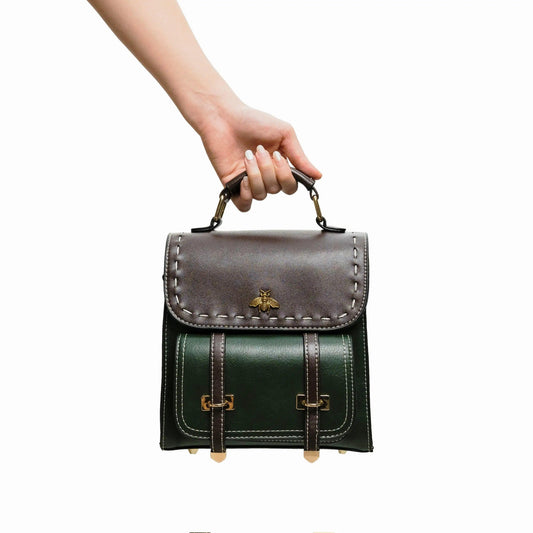 Executive Bee Business Leather Backpack - MANDOTOS