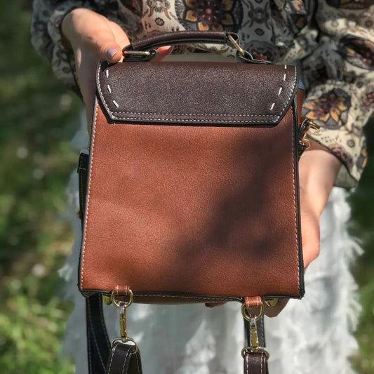 Executive Bee Business Leather Backpack - MANDOTOS