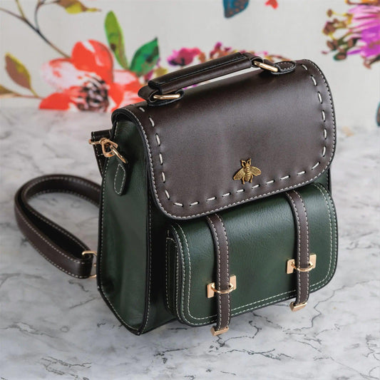 Executive Bee Business Leather Backpack - MANDOTOS