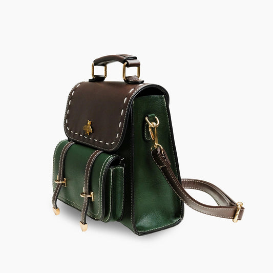 Executive Bee Business Leather Backpack - MANDOTOS