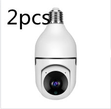 WiFi CAMERA 1080P Bulb 4X Zoom Camera E27 Home 5GWiFi Alarm Monitor - MANDOTOS