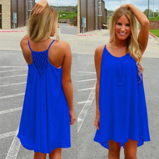 Seaside Chiffon Sundress - MANDOTOS