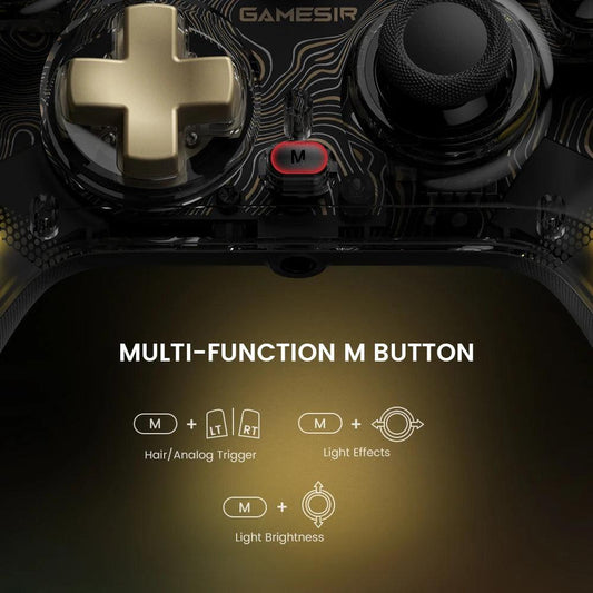 GameSir Kaleid Flux Xbox Controller Wired Gamepad for Xbox Series X, Xbox Series S, Xbox One game console Hall Effect Joystick - MANDOTOS