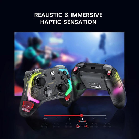 GameSir Kaleid Flux Xbox Controller Wired Gamepad for Xbox Series X, Xbox Series S, Xbox One game console Hall Effect Joystick - MANDOTOS