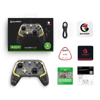 GameSir Kaleid Xbox Controller Wired Gamepad for Xbox Series X, Xbox Series S, Xbox One game console, with Hall Effect Joystick - MANDOTOS