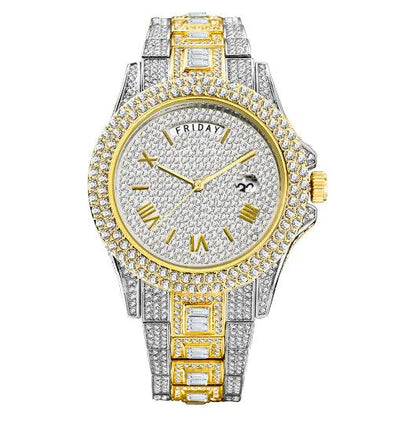 Gentlemen's Gold Luxe Watch - MANDOTOS