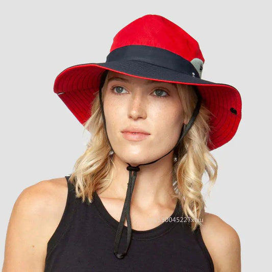 Girls' Ponytail UV Shield Sun Hat - MANDOTOS