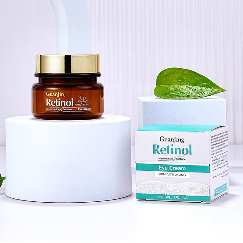 GUANJING Natural Skincare Retinol Eye Cream Vegan Organic Anti Aging Moisturizer Anti - wrinkle Skin Whitening Retinol Eye Cream - MANDOTOS