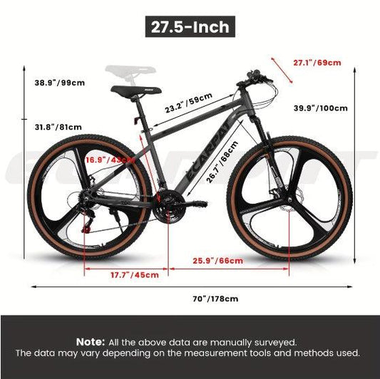 High-carbon Steel Frame Fork Bike - MANDOTOS