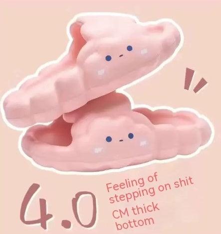 Home Bathroom Bathing Cloud Slippery Slippers - MANDOTOS