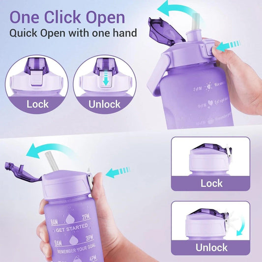 Hydration Tracker Bottle Trio - MANDOTOS